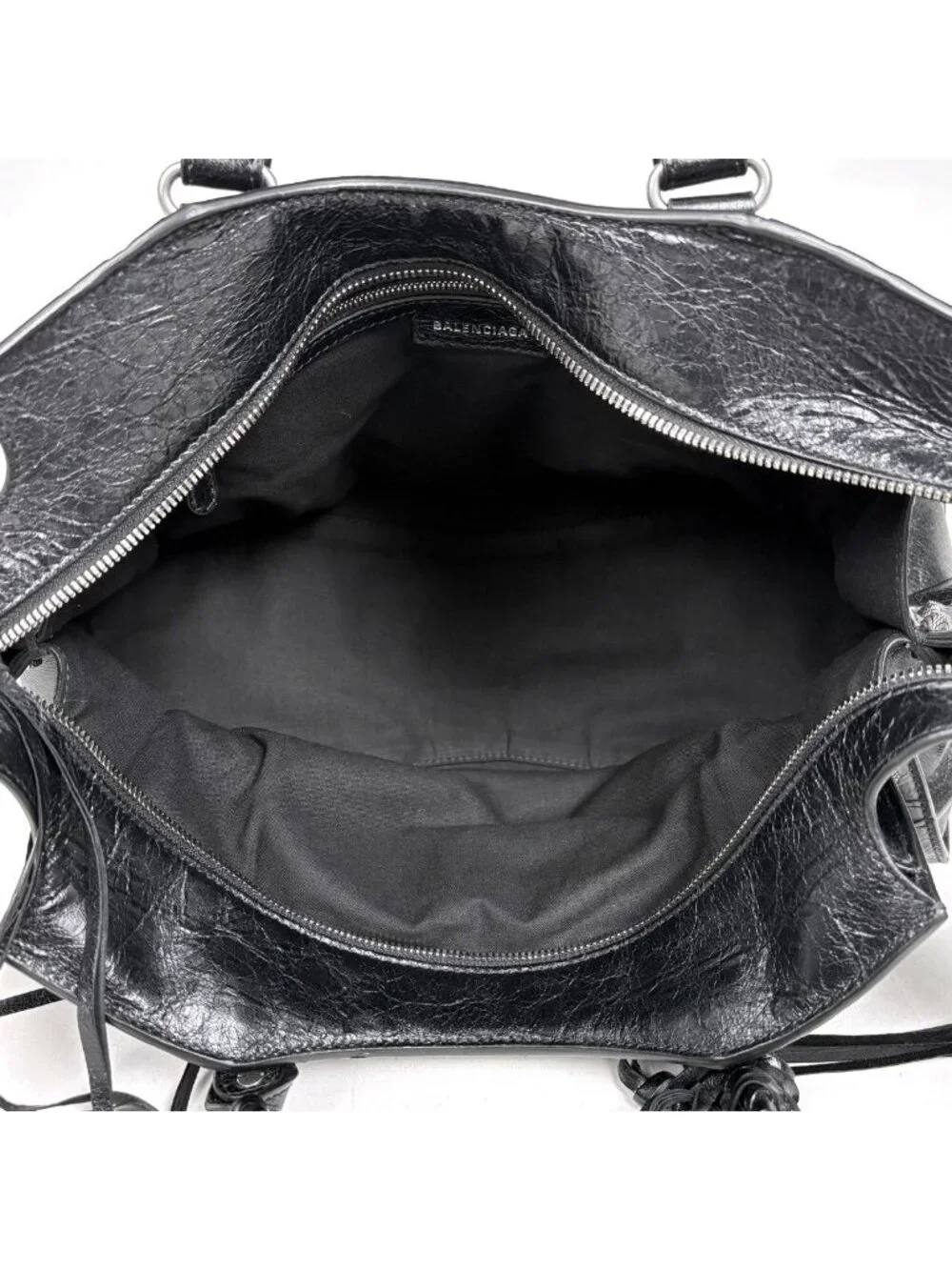 Balenciaga Neo Kago le City Handbag 2-Way Leather Black